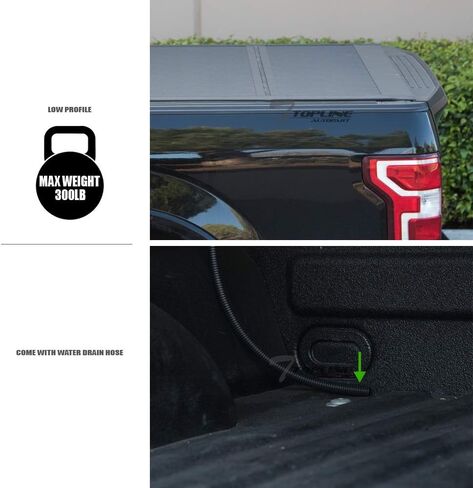 Low Profile Hard Tri Fold Aluminum Truck Bed Tonneau Cover Compatible with 05-21 Frontier / 09-12 Suzuki Equator 5 Ft (60") Short Bed in Saudi Arabia