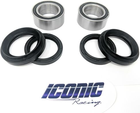 Both Front Wheel Bearing and Seal Kits Compatible with 88-00 Honda TRX300FW TRX 300 FW Fourtrax 4x4 in Kuwait