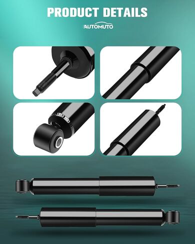 AUTOMUTO 2 Pcs Struts Shock Absorbers Compatible with 1997-2004 for Dodge for Dakota,1998-2003 for Dodge for Durango with 344049 Auto Shocks - Front in Saudi Arabia