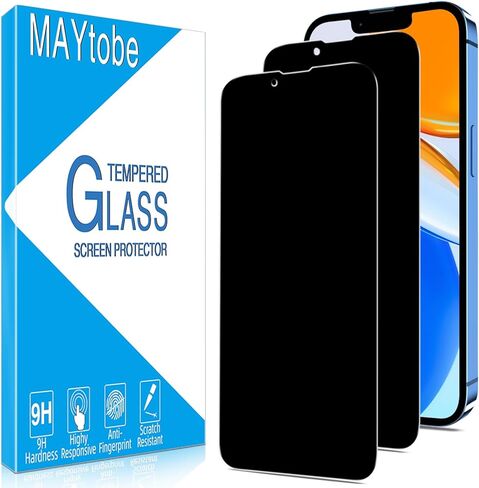 MAYtobe [2 Pack] Designed for iPhone 13, iPhone 13 Pro Screen Protector Tempered Glass, Case Friendly, Bubble Free, Easy to Install in Kuwait