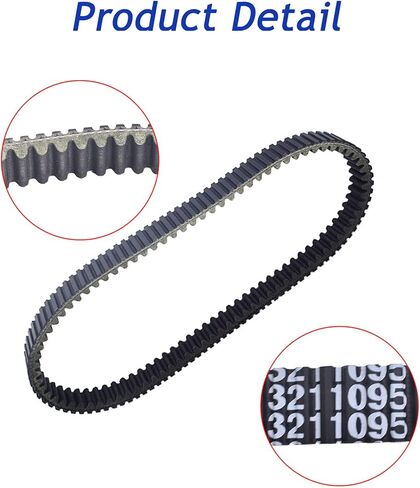 Drive Belt Replacement for Polaris Sportsman 500 4x4 HO 2003 2004 2005 2006 2007 Replaces 3211091 3211095 in Saudi Arabia