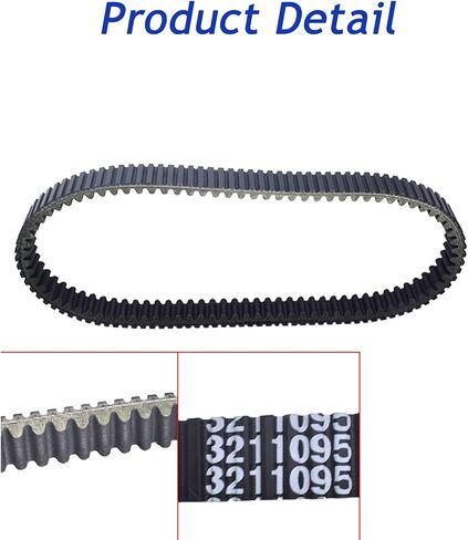 Drive Belt Replacement for Polaris Sportsman 500 4x4 HO 2003 2004 2005 2006 2007 Replaces 3211091 3211095 in Saudi Arabia