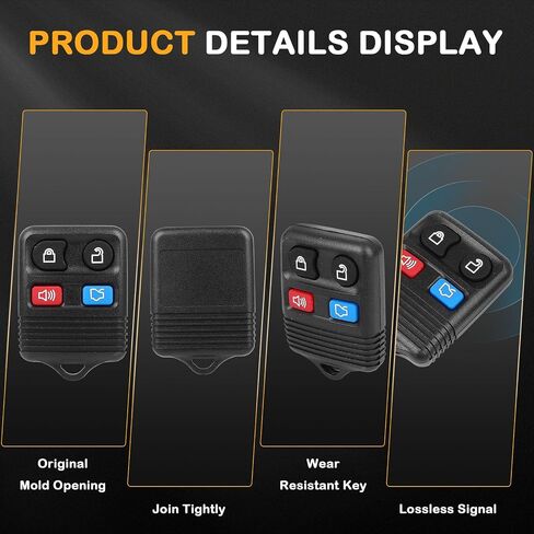 1 X Keyless Entry Remote Control for Ford Mustang 3.8L 3.9L 4.6L 5.4L 2000-2004 4 Buttons 315Mhz in Saudi Arabia