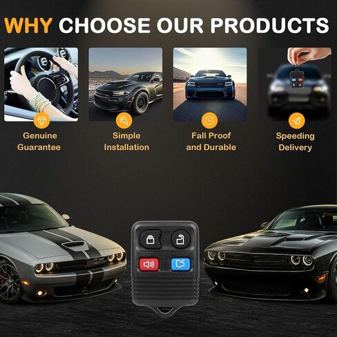 1 X Keyless Entry Remote Control for Ford Mustang 3.8L 3.9L 4.6L 5.4L 2000-2004 4 Buttons 315Mhz in Saudi Arabia