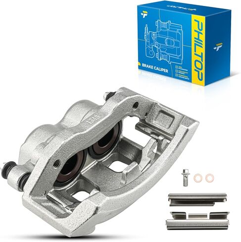 PHILTOP Front Left Brake Caliper Compatible with 2002-2005 Ram 1500 Front Left, 2005-2006 Durango Front Right, 18-B4833 in Saudi Arabia
