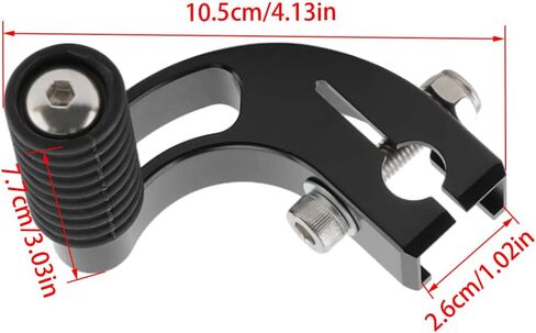 Motorcycle Shifter Peg CNC Billet Foot Pegs, 2018+ Compatible with Harley FL Softail Models (Softail Standard, Street Bob, Low Rider, Low Rider S), Motorcycle Heel Toe Shifter Peg in Saudi Arabia
