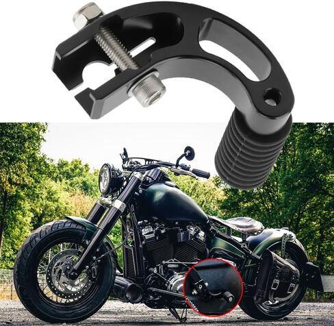 Motorcycle Shifter Peg CNC Billet Foot Pegs, 2018+ Compatible with Harley FL Softail Models (Softail Standard, Street Bob, Low Rider, Low Rider S), Motorcycle Heel Toe Shifter Peg in Saudi Arabia