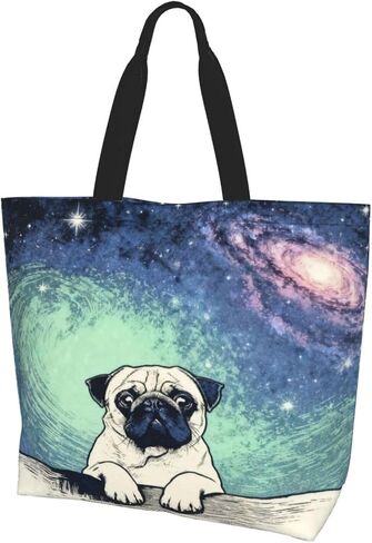 Tote Shoulder Bag Large Durable Reusable Eco-friendly Handbag Lightweight Stylish for Daily Use-19.7x15.7x5.9 Inch in Saudi Arabia