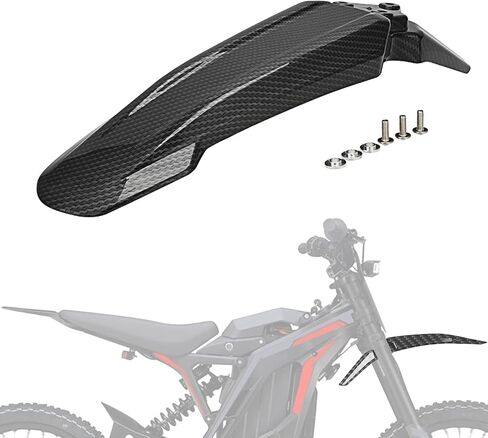 Electric Dirt Bike Front Fender Mudguard for Eride Pro E-Ride Pro SR S SS 2.0 3.0 Imitation Carbon Fiber in Saudi Arabia