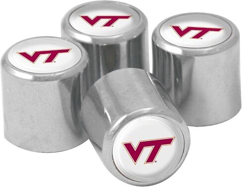 NCAA Virginia Tech Hokies Metal Tire Valve Stem Caps, 4-Pack in Saudi Arabia