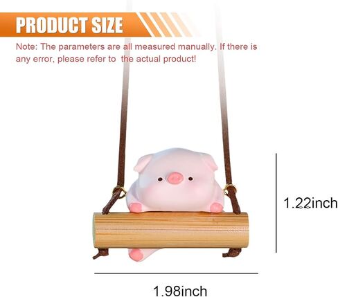 Cute Swinging Giraffe Car Mirror Hanging Accessories, Car Rear View Mirror Charm, Funny Auto Interior Pendant Ornament, Vehicle Lucky Decoration Present for Men Women (Giraffe) in Saudi Arabia