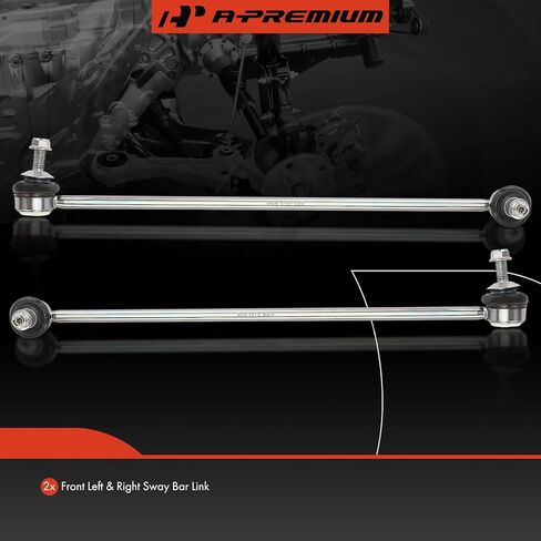 A-Premium 2 x Front Sway Bar Links Stabilizer Bar Links, Compatible with BMW 745i & 745Li 2002-2005, 750i & 750Li 2006-2008, 760i 2004-2006, 760Li 2003-2008, Alpina B7 2007-2008 in Saudi Arabia