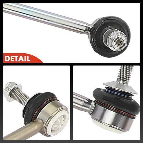 A-Premium 2 x Front Sway Bar Links Stabilizer Bar Links, Compatible with BMW 745i & 745Li 2002-2005, 750i & 750Li 2006-2008, 760i 2004-2006, 760Li 2003-2008, Alpina B7 2007-2008 in Saudi Arabia