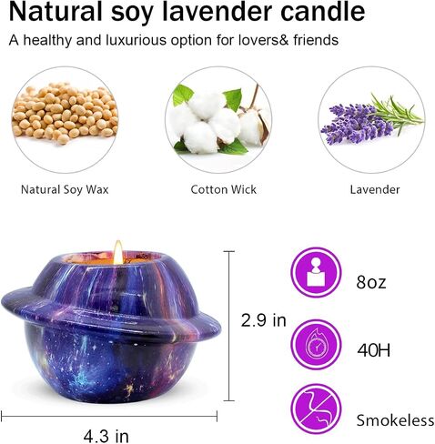 Premium Scented Candle - Strong Rose, 8 Oz Large Jar, Pink Ceramic, 100% Natural Soy, Non-Toxic, Ideal for Aromatherapy, Gifts & Home Décor in Saudi Arabia