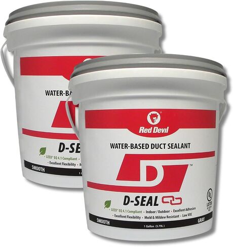 Red Devil 0841DI D-Seal Smooth Water Based Duct Sealant, 1 Gallon, Gray in Kuwait