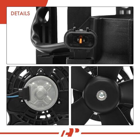 A-Premium Engine Radiator Cooling Fan Assembly Compatible with Mitsubishi Models - Mirage 1997 1998 1999 2000 2001 2002 - Replace# MB845072, MR188156 in Saudi Arabia