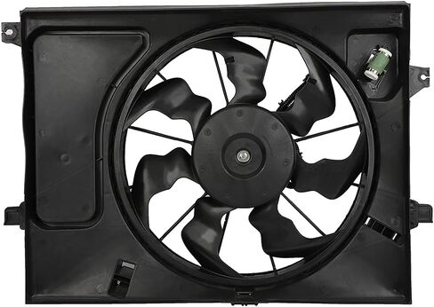 Radiator Fan Assembly Fit for 2012-2019 for Kia Soul in Saudi Arabia