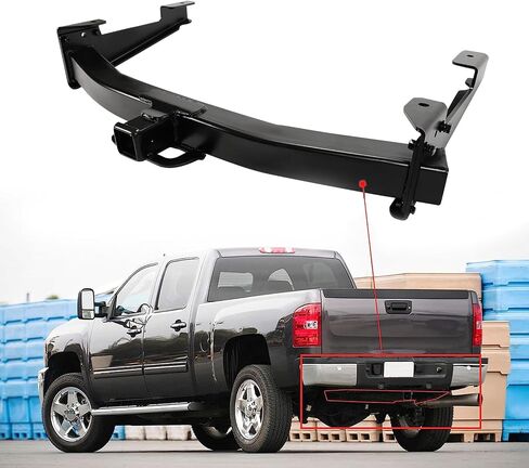 Class 5 Trailer Tow Hitch with 2'' Receiver Fits 2001-2010 Chevrolet Sierra Silverado 2500HD 3500HD Replacement for 41944 Steel in Saudi Arabia