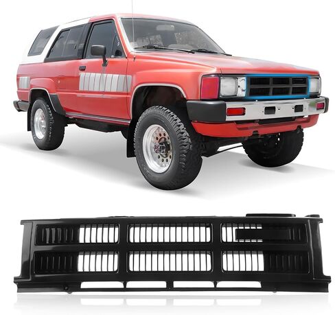 CarPartsDepot Front Grille Grill Compatible With Toyota Pickup Truck (Black, 1989-1991 Toyota Pickup RWD) in Saudi Arabia