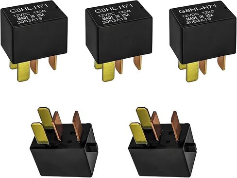 5-Pack Relay G8HL-H71, 39794-SDA-A03 A05 Replacement, 12V DC Automotive Relay Compatible with Honda Accord (2003-2014), Civic (2006-2014), Acura MDX CR-V (2007-2014)​ in Kuwait