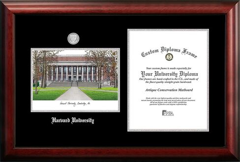 Campus Images NCAA Eastern Michigan Eagles Unisex Spirit Diploma Manhattan Black Frame with Bonus Lithograph, Black, One Size in Saudi Arabia