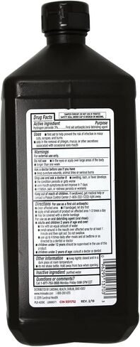 Leader Hydrogen Peroxide Spray Bottle First Aid Antiseptic 3% Solution – Multi-Purpose Cleaner, Gentle & Effective Disinfectant Spray for Home, Cuts, and Scrapes, Easy-to-Use 8 Fl Oz Bottle in Kuwait