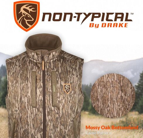 Drake Waterfowl Men's Silencer Fleece with Agion Active XL Hunting Vest in Saudi Arabia