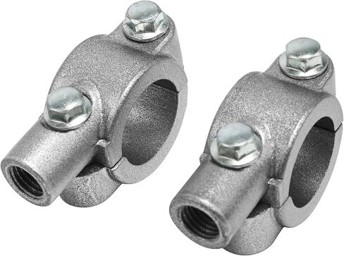 TCMT Universal Silver Motorcycle Handlebar Mirror Mount 10mm 7/8" Aluminum Clamp New in Saudi Arabia