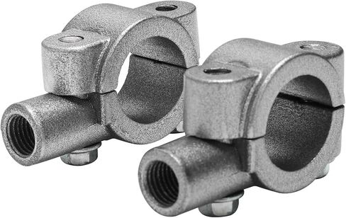 TCMT Universal Silver Motorcycle Handlebar Mirror Mount 10mm 7/8" Aluminum Clamp New in Saudi Arabia
