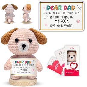 Gossby Positive Dog Crochet - هدية ملهمة للنساء والرجال - شكرًا لك على كونك جزءًا من المخالب - عيد الميلاد، عيد الميلاد، تقدير، شكرًا لك، هدية لمحبي الكلاب، زميل العمل، الأخت، الصديق، المعلم in Kuwait