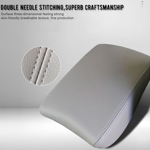 Fit for Honda CRV CR-V 2017 2018 2019 2020 2021 Gray,Car Armrest Pad,Central Armrest Box Leather Cover Armrest Decoration Parts Car Arm Rest Cover Pad,Center Console Pad in Kuwait