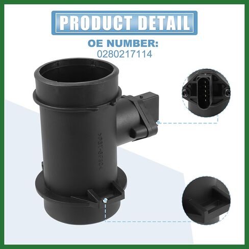 Motoforti 0280217114 Car Mass Air Flow Sensor Meter MAF Sensor Airflow Replacement for Mercedes-Benz C230 1997-2000 for Mercedes-Benz SLK230 1998-2002 Long-lasting in Saudi Arabia