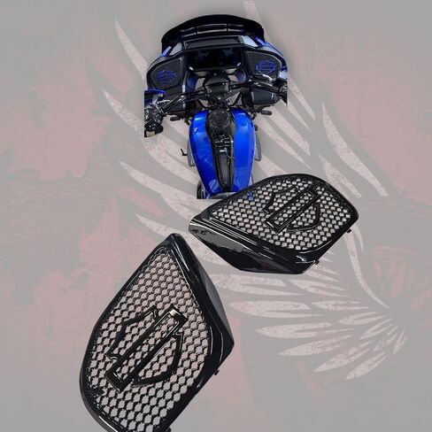 24+ Road Glide Inner fairing speaker grills shield style in Saudi Arabia