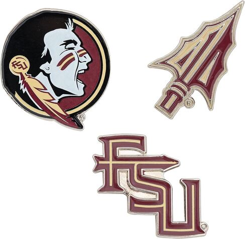 صبار الصحراء جامعة ولاية فلوريدا دبابيس التلبيب سيمينول شعار FSU المينا مصنوعة من المعدن (دبوس C) in Kuwait