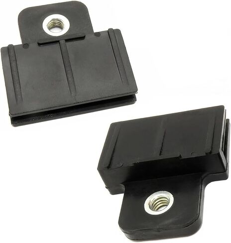 2 PCS Car Window Door Glass Channel Retainer Clip, 1.57" x 1.73" Door Glass Lifter Bracket Buckle, Glass Regulator Holder Sash Clip, Universal for Most Cars (Black) in Saudi Arabia