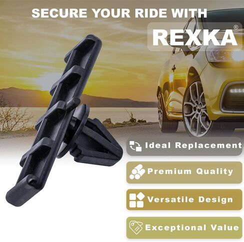 Rexka 20pcs Rocker Panel Ground Effects Moulding Clips for Ford Mustang F4ZZ-6310182-A in Saudi Arabia