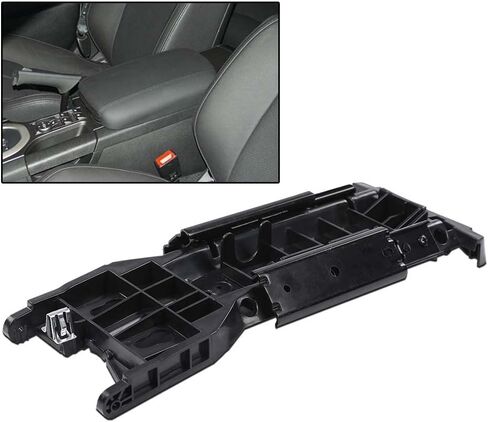 غطاء غطاء مسند ذراع وحدة التحكم المركزية من ALLGOOD، متوافق مع Honda Civic 2006-2011، آلية انزلاق، أسود in Saudi Arabia