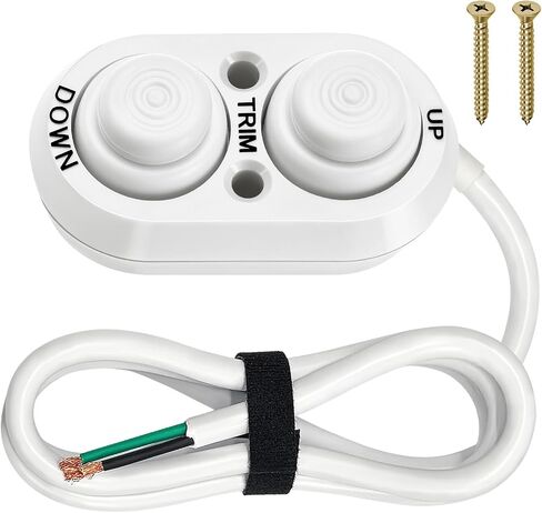 Trim Switch for Boat, Boat Tilt Trim Switch Black Push Button, for Fishing Boats Yachts Ships in Saudi Arabia