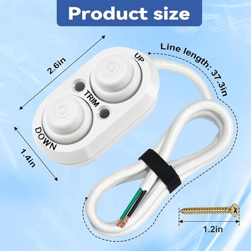 Trim Switch for Boat, Boat Tilt Trim Switch Black Push Button, for Fishing Boats Yachts Ships in Saudi Arabia