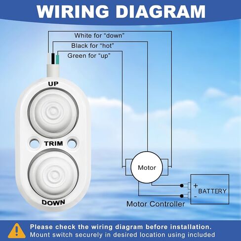 Trim Switch for Boat, Boat Tilt Trim Switch Black Push Button, for Fishing Boats Yachts Ships in Saudi Arabia