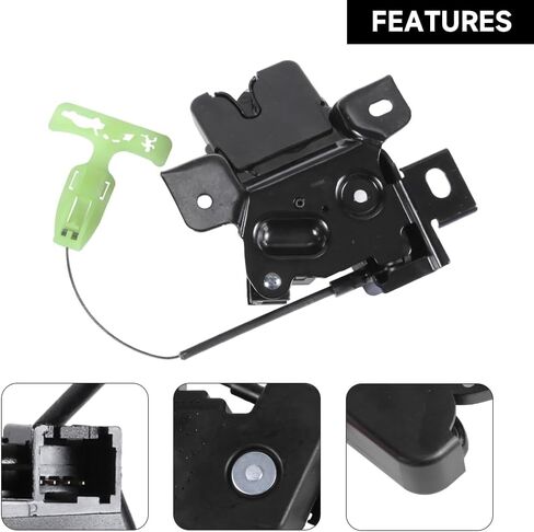 Rear Tailgate Door Latch Lock Actuator Trunk Latch Lock Actuator - Compatible for Ford Mustang 3.7L V6 - Gas 2011-2014 [Base] - Replace Part DR3Z-5443200-A, AR3Z-6343200-A in Saudi Arabia