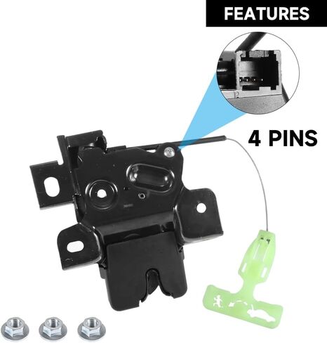 Rear Tailgate Door Latch Lock Actuator Trunk Latch Lock Actuator - Compatible for Ford Mustang 3.7L V6 - Gas 2011-2014 [Base] - Replace Part DR3Z-5443200-A, AR3Z-6343200-A in Saudi Arabia