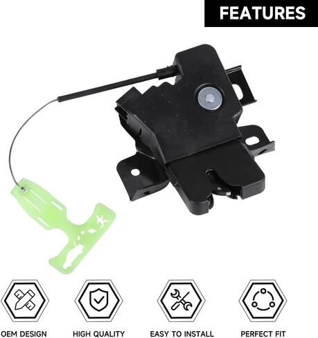 Rear Tailgate Door Latch Lock Actuator Trunk Latch Lock Actuator - Compatible for Ford Mustang 3.7L V6 - Gas 2011-2014 [Base] - Replace Part DR3Z-5443200-A, AR3Z-6343200-A in Saudi Arabia