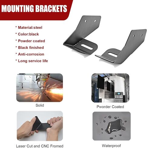 UTV Front Roof Windshield Light Bar and Pods Multi Mount Hole Bracket No Drilling Need Compatible with Can Am Maverick X3 and X3 Max 2017-2025 all Models in Saudi Arabia