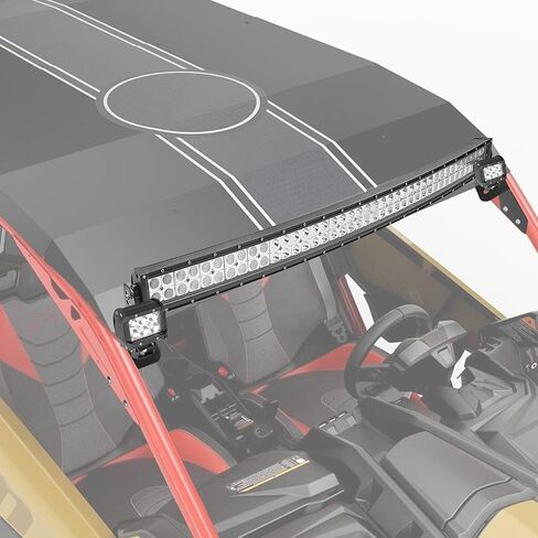 UTV Front Roof Windshield Light Bar and Pods Multi Mount Hole Bracket No Drilling Need Compatible with Can Am Maverick X3 and X3 Max 2017-2025 all Models in Saudi Arabia