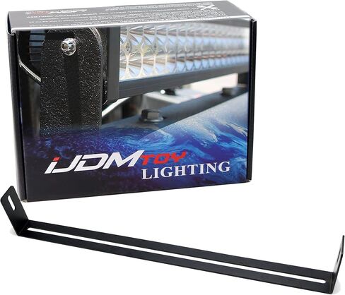 iJDMTOY Universal 20-22 بوصة LED شريط إضاءة على شكل حرف U متوافق مع Jeep Truck SUV 4x4 ATV على قضبان الثور، والمصدات، وإدراج الشبكة السفلية، والأسقف، والجذوع وما إلى ذلك. in Saudi Arabia
