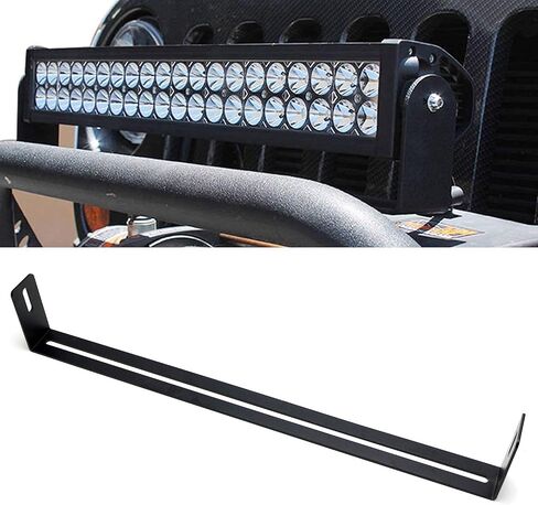 iJDMTOY Universal 20-22 بوصة LED شريط إضاءة على شكل حرف U متوافق مع Jeep Truck SUV 4x4 ATV على قضبان الثور، والمصدات، وإدراج الشبكة السفلية، والأسقف، والجذوع وما إلى ذلك. in Saudi Arabia