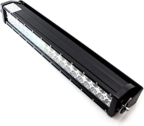 iJDMTOY Universal 20-22 بوصة LED شريط إضاءة على شكل حرف U متوافق مع Jeep Truck SUV 4x4 ATV على قضبان الثور، والمصدات، وإدراج الشبكة السفلية، والأسقف، والجذوع وما إلى ذلك. in Saudi Arabia