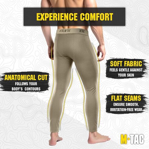 M-Tac Thermal Underwear for Men Fleece Lined Compression Shirt & Pants Delta Level 2 in Kuwait
