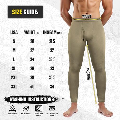 M-Tac Thermal Underwear for Men Fleece Lined Compression Shirt & Pants Delta Level 2 in Kuwait